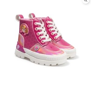 Paw Patrol Pink and White Kids Boots
